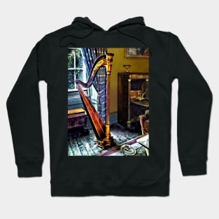 Music - Elegant Harp Hoodie